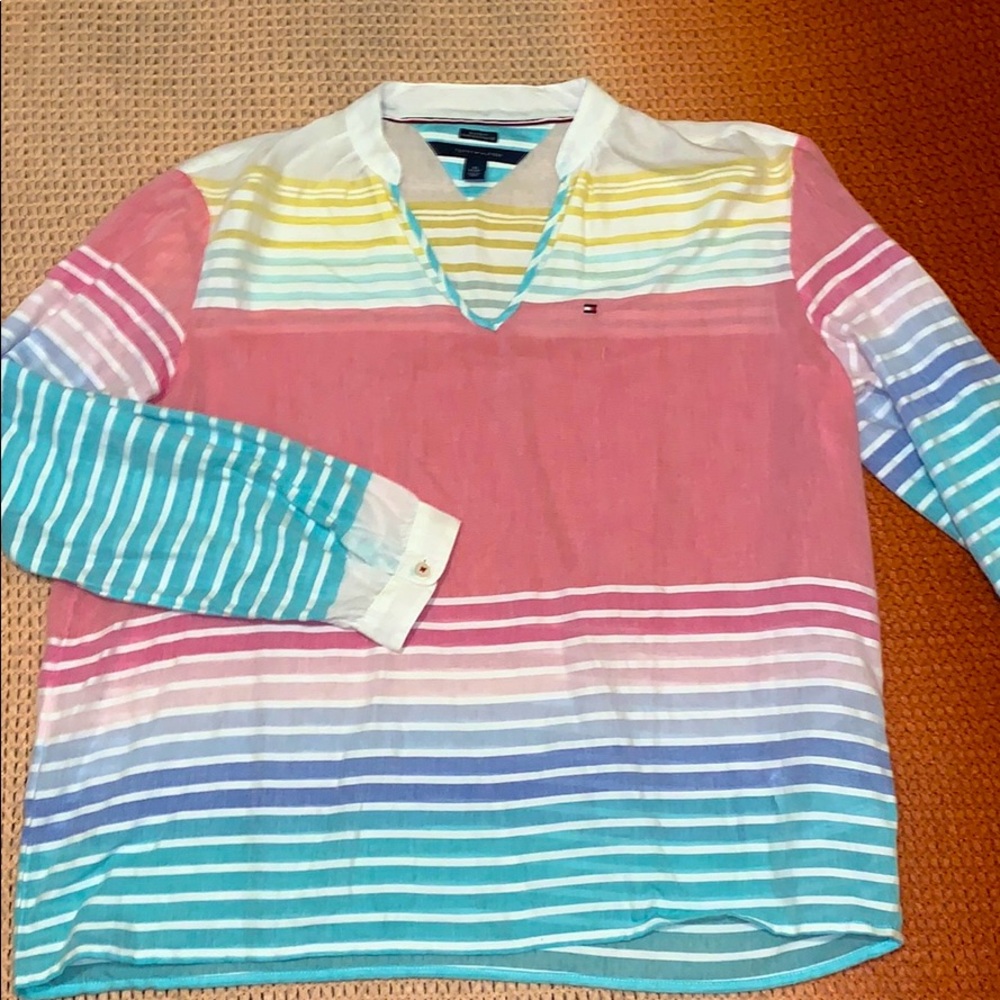 lightweight tommy hilfiger shirt